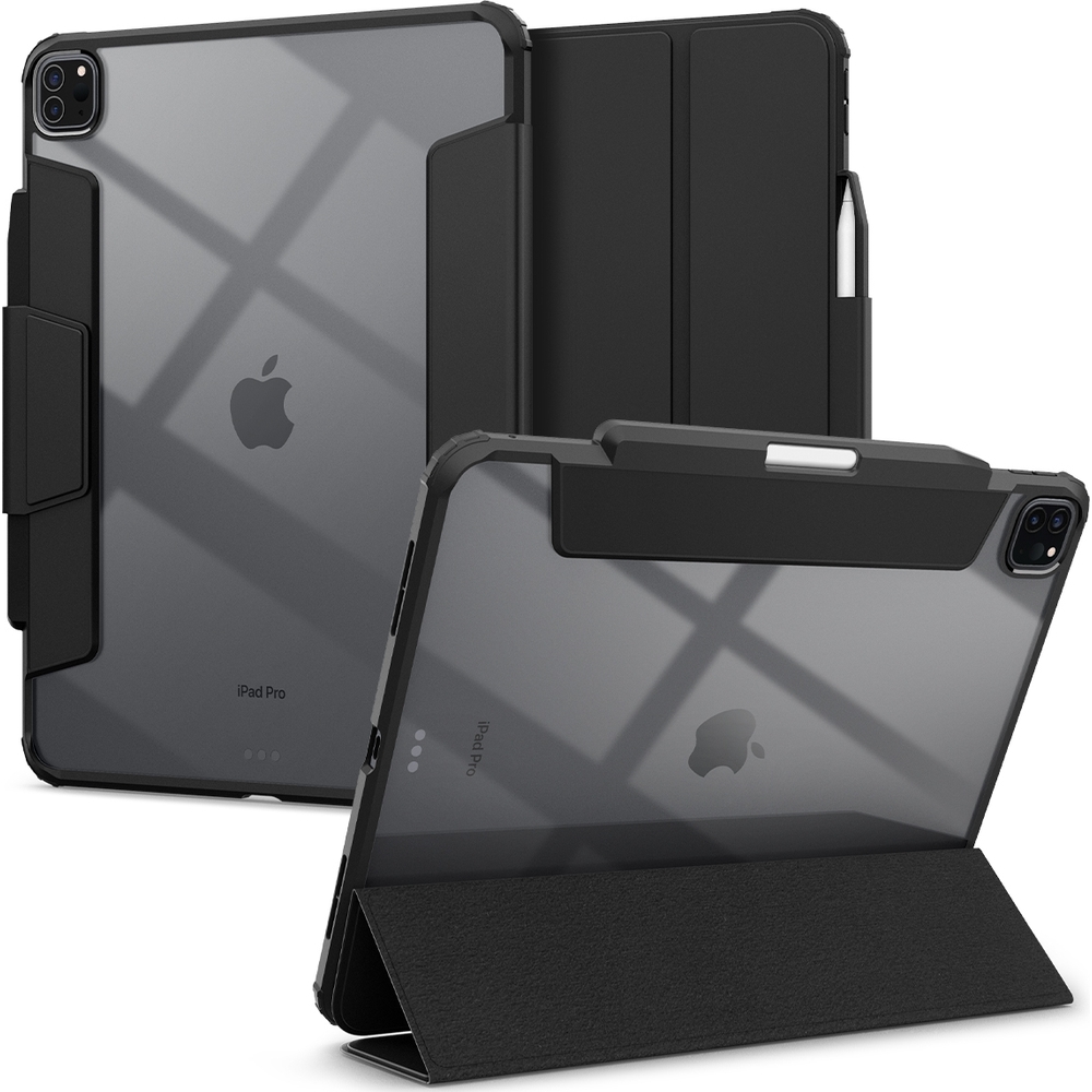 Etui Spigen Ultra Hybrid Pro do iPad Pro 13" 7 gen. 2024, czarno-przezroczyste